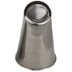 Bocchetta numero 402 o cornetto speciale Merletto in acciaio inox da Decora