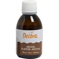 Aroma Rum Naturale Liquido Decora 50g Analcolico | Essenza per Babà e Pasticceria