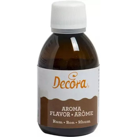 Aroma Rum Naturale Liquido Decora 50g Analcolico | Essenza per Babà e Pasticceria
