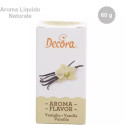 Aroma Vaniglia Naturale Liquido Decora 60g Analcolico | Ideale per Creme Pasticcere e Impasti da Forno