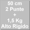 Kit Spillone Acciaio Inox 2 Punte 50 cm Decora + 5 Stampi Panettone Alto Rigido 1,5 Kg