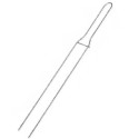 Spillone per panettoni e colombe in acciaio inox lungo 62 cm da Decora