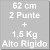 Kit Spillone Acciaio Inox 2 Punte 62 cm Decora + 5 Stampi Panettone Alto Rigido 1,5 Kg