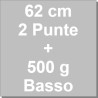 Kit Panettone Basso 500g: 5 Stampi in Carta Professionale + Spillone Raffreddamento DECORA Inox 62 cm