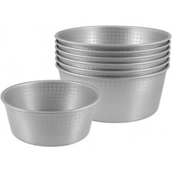 Stampo Panettone Basso e Casatiello Dolce in Alluminio Puro LINEA LIOTTI | Tortiera Cilindrica Varie Misure ø14 a ø32 cm