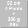 Kit Panettone Alto 300g: 5 Stampi in Carta Professionale + Spillone Raffreddamento DECORA Inox 4 punte 52 cm