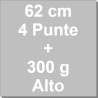 Kit Panettone Alto 300g: 5 Stampi in Carta Professionale + Spillone Raffreddamento DECORA Inox 4 punte 62 cm