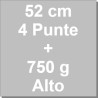 Kit Panettone Alto 750g: 5 Stampi in Carta Professionale + Spillone Raffreddamento DECORA Inox 4 punte 52 cm