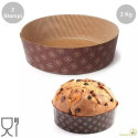 Set 2 Stampi Panettone Basso in carta forno 2 Kg
