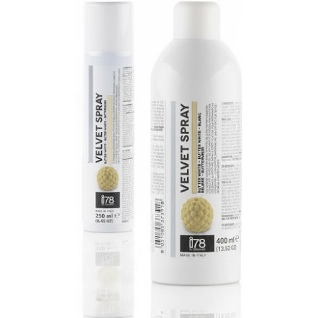 Velvet Spray Burro Bianco Silikomart | Colorante Alimentare Effetto Velluto