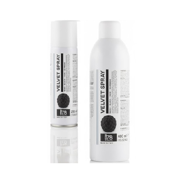 Velvet Spray Nero Silikomart | Colorante Alimentare Effetto Velluto
