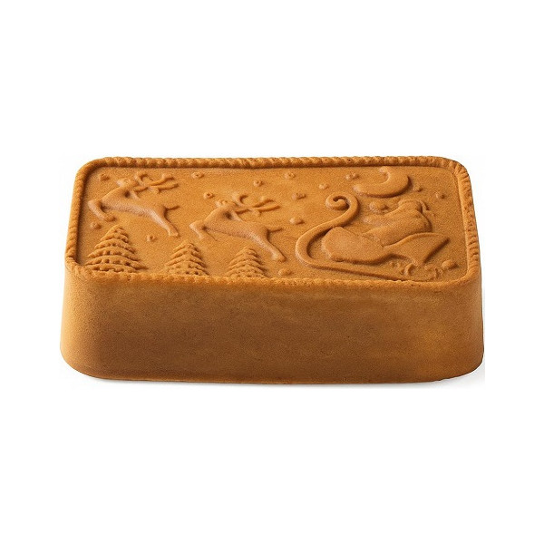 Stampo Plumcake Santa Claus Decora - Alluminio Pressofuso Antiaderente per Torte Natalizie 27x15xh5,8 cm