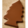 Stampo Tavoletta Cioccolato Albero di Natale – Policarbonato Professionale, Abete Piatto 265 g (205×135×13 mm)