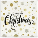 Tovaglioli Natalizi di Carta Tema Christmas Dots – 33×33 cm, 3 Veli, 20 pz – Idea Regalo, Decorazione Tavola e Feste