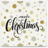Tovaglioli Natalizi di Carta tema Christmas Dots – 33×33 cm, 3 Veli, 20 pz – Idea Regalo, Decorazione Tavola e Feste