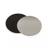 Disco Sottotorta Sottile Accoppiato Nero/Argento Decora – Spessore 0,3 cm, Doppia Faccia, Formato Ø24 cm