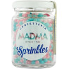 Sprinkles Mix Gender Reveal Madma 90 g – Decorazioni di Zucchero a Tema con Sferici Blu, Rosa e Celeste