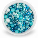 Sprinkles Mix Blue Shades Madma 90 g – Decorazioni di Zucchero Blu, Celeste e Azzurro per Dolci e Biscotti