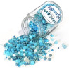 Sprinkles Mix Blue Shades Madma 90 g – Decorazioni di Zucchero Blu, Celeste e Azzurro per Dolci e Biscotti