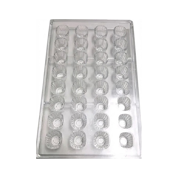 Stampo Cioccolato Cremino Rigato in Policarbonato – 32 Cavità 10g