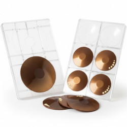 Stampo Policarbonato Decora "Il Piatto Tondo" – Per Piattini Cioccolato Ø7,5 o 12,5 cm
