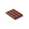 Stampo Policarbonato Mini Tavoletta Cioccolato Rettangolare 6g | 20 Blocchi Dim. 4×3×H0,5 cm