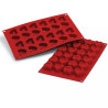Small Passion Savarin Silikomart – Stampo in silicone per 24 piccoli cuori savarin da 3,4 cm