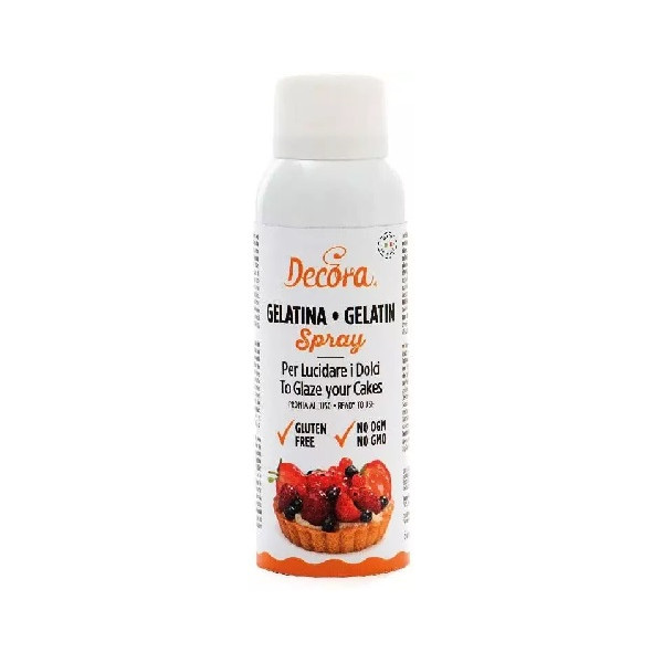 Gelatina Spray Decora (125ml) – Pronta All'Uso, per Proteggere e Lucidare Crostate alla Frutta