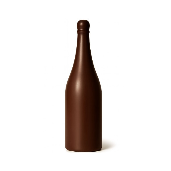 Kit 2 Stampi per Bottiglie di Spumante di Cioccolato (Ø8,6×H31cm, 250g) – 4 Cavità in Policarbonato Professionale