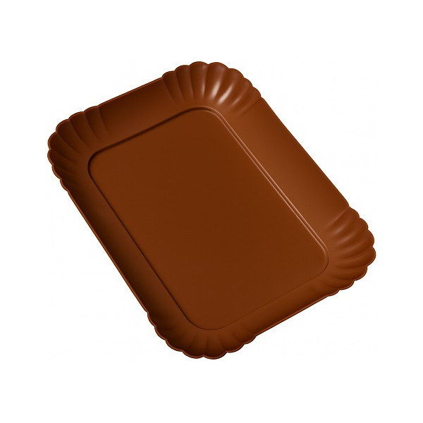 Stampo Vassoio di Cioccolato 50g, Spessore 2mm – 1 Cavità in Policarbonato Professionale 15,8×11,6×H1,7cm