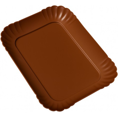 Stampo Vassoio di Cioccolato 50g, Spessore 2mm – 1 Cavità in Policarbonato Professionale 15,8×11,6×H1,7cm