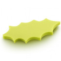 Chablon Holly Silikomart – Set 2 Stampi in Silicone per 72 Decorazioni a Forma di Agrifoglio 4cm