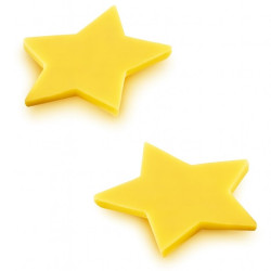 Chablon Star Silikomart – Set 2 Stampi in Silicone per 80 Decorazioni a Forma di Stelle 3cm