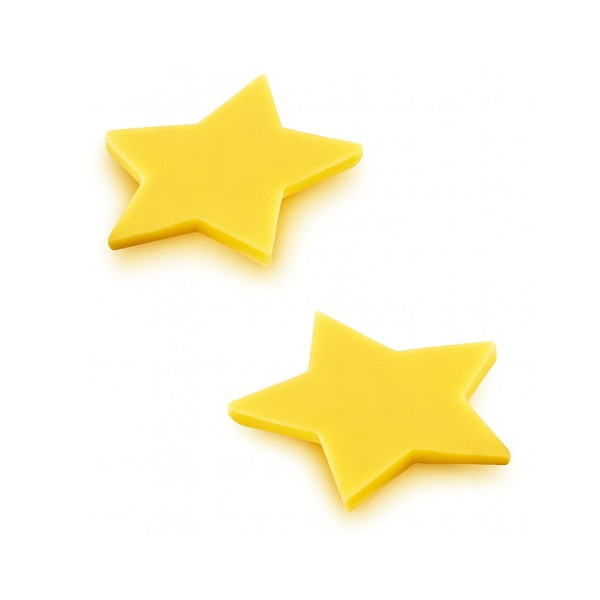 Chablon Star Silikomart – Set 2 Stampi in Silicone per 80 Decorazioni a Forma di Stelle 3cm