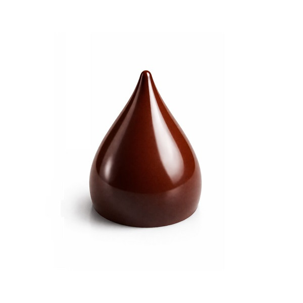 Stampo Cioccolatini Goccia Tridimensionale in Policarbonato – 24 Cavità Professionali Ø23×h32mm, 8g
