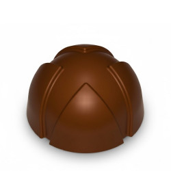 Stampo Cioccolatini Bocciolo Cuneese in Policarbonato – 18 Cavità Professionali Ø32×H1,8mm, 12g