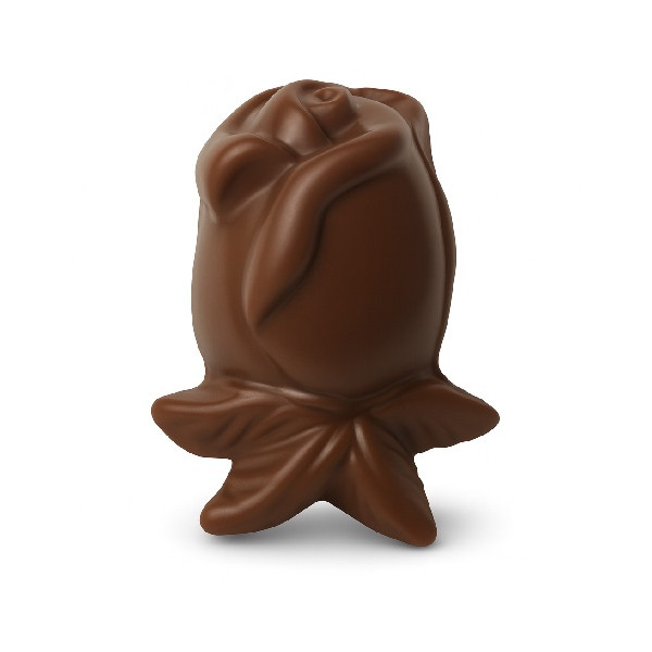 Stampo Bocciolo di Rosa di Cioccolato in Policarbonato – 15 Cavità Professionali 40×29×H13,7mm, 7g