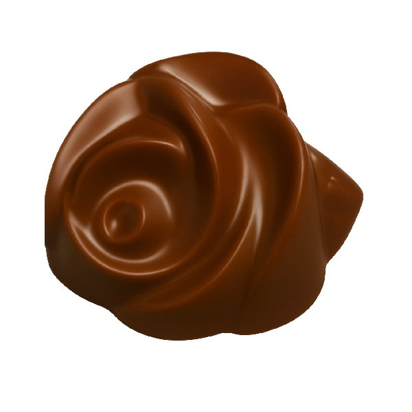 Stampo Rosa di Cioccolato in Policarbonato – 24 Cavità Professionali 30×30,6×H19mm, 11g