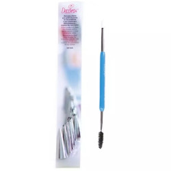 Attrezzo Pulisci Cornetto E Spazzola Residui Decora (19cm) – Spazzola Doppia...