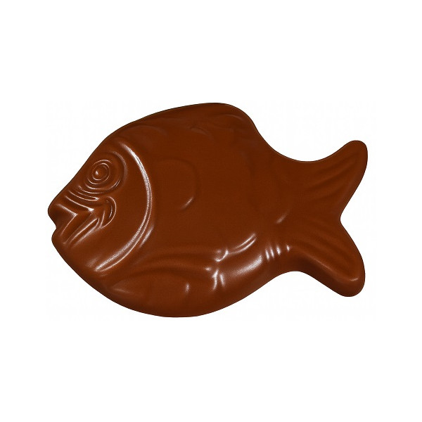 Stampo Pesce Palla di Cioccolato (60g) – Policarbonato Professionale, 2 Cavità (73×95mm)