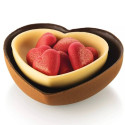 Secret Love Silikomart – kit 2 Stampi Termoformati per Cuori Cavi (Grande 123×115×H44mm, Piccolo 93×99×H36mm)