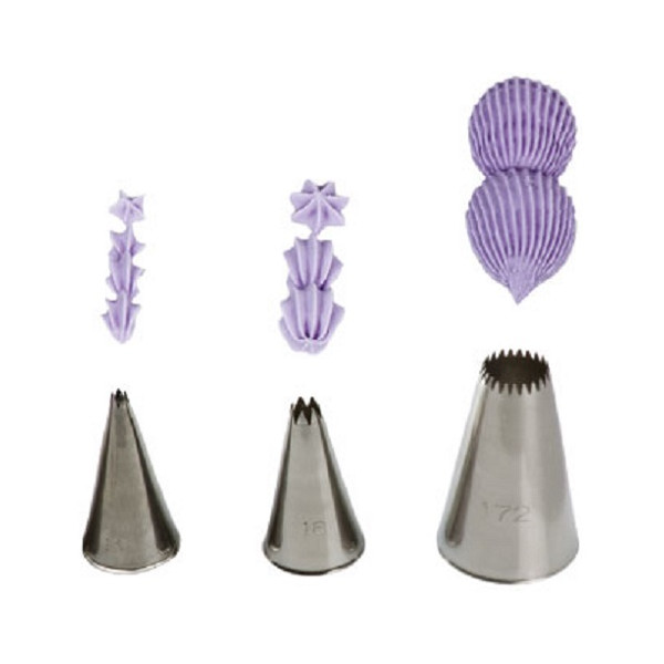 Cornetti Stella Aperta Decora in Acciaio Inox | Beccucci Ø1,7–2,5cm