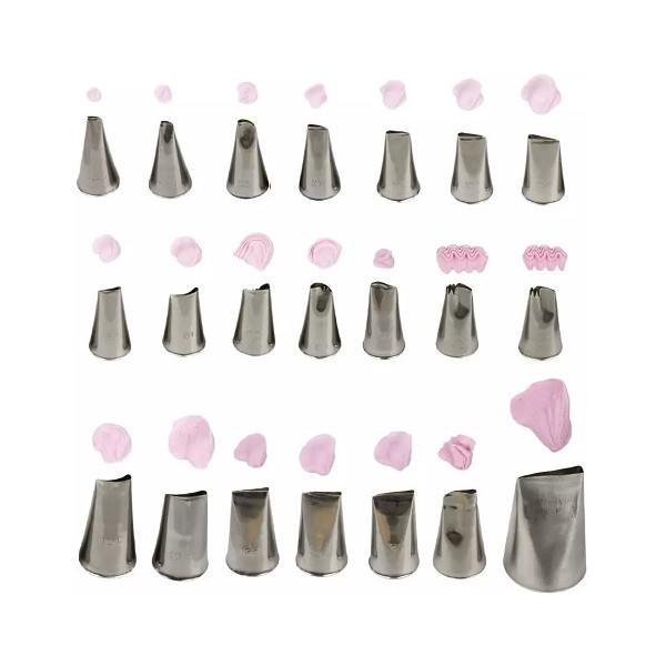 Cornetti Petalo Decora in Acciaio Inox | Beccucci per Petali e Fiori