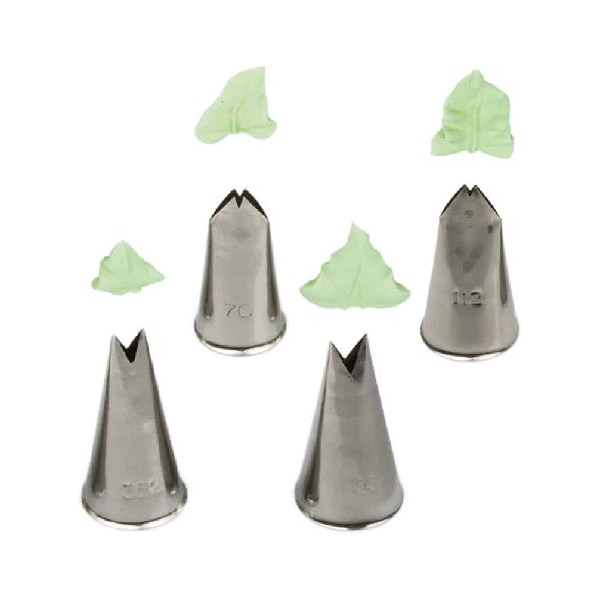 Cornetti Foglia Decora in Acciaio Inox | Beccucci per Foglie