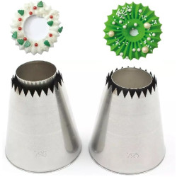 Cornetti Sultane Aperto/Chiuso Decora in Acciaio Inox | Bocchette Speciali