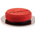 Kit Love 360 Silikomart (Ø12×H3,5cm) – Stampo in Silicone con Tappetino Decoro Scritta Love