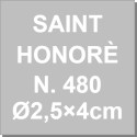 Cornetto Decora N. 480 | Beccuccio Speciale in Acciaio Inox per Saint Honore’ Ø2,5×4cm