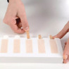 Mini Pick03 Silikomart – Stampo in Silicone per Mini Gelati su Stecco e Cioccolatini | Cilindri 6×2×1,8cm | Set 2 Pz + Vassoio