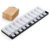 Mini Pick03 Silikomart – Stampo in Silicone per Mini Gelati su Stecco e Cioccolatini | Cilindri 6×2×1,8cm | Set 2 Pz + Vassoio