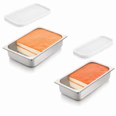 Tapis Gel02/Gel03 Silikomart – Stampo in Silicone per Inserti Gelato Variegato (128/220mm)